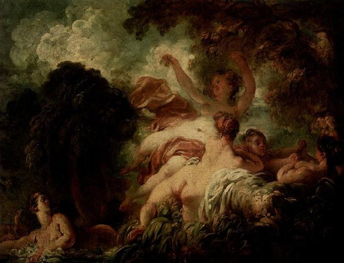 Jean-Honore Fragonard Badende